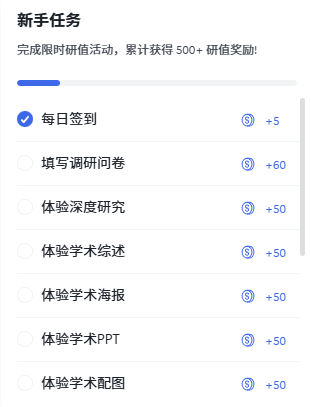 新手任务完成